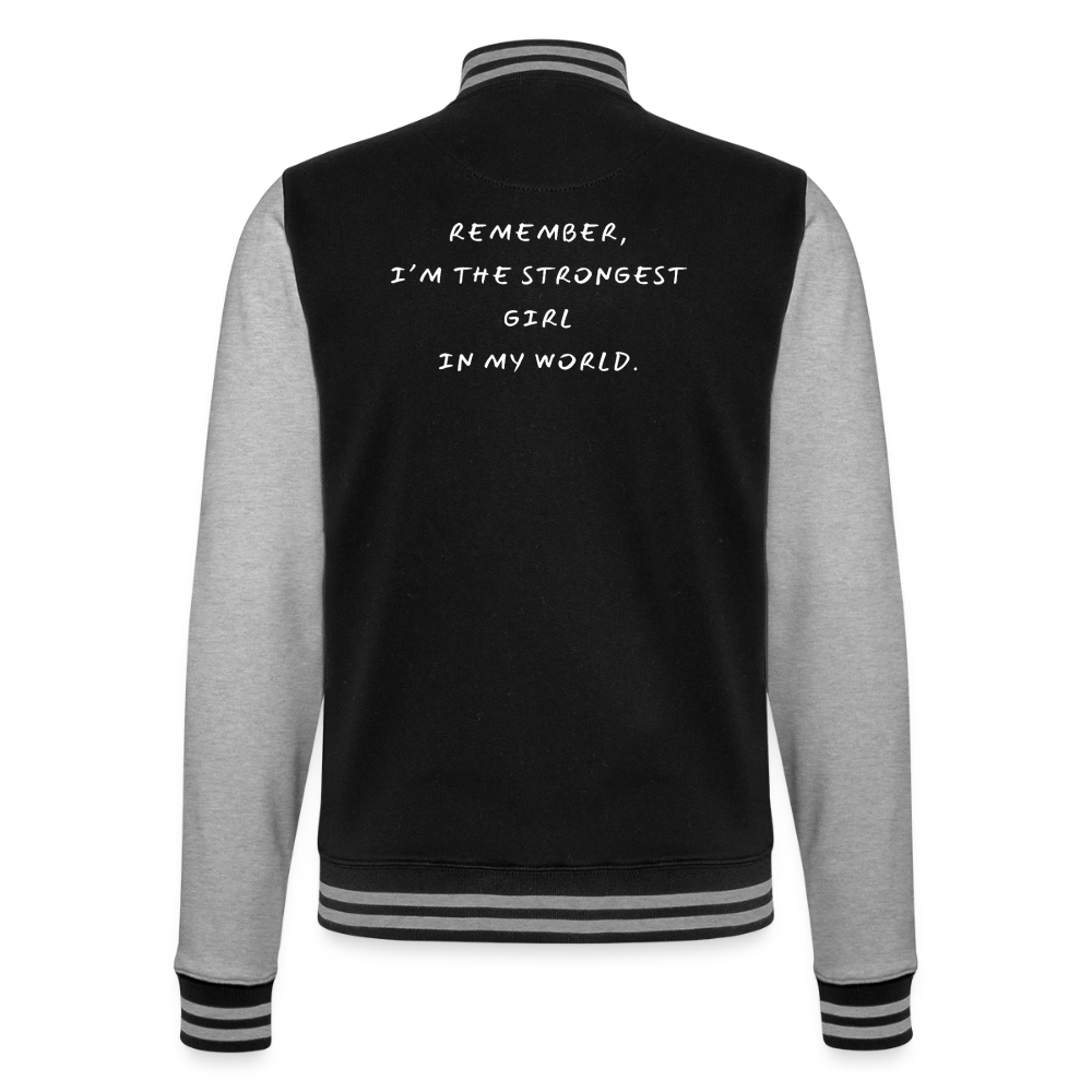 College Jacke –Stronger - black/heather grey