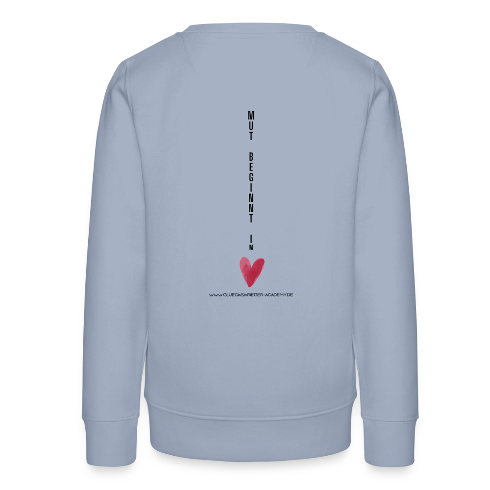 Glückskrieger Teens Pullover – Mut - lavender-violet