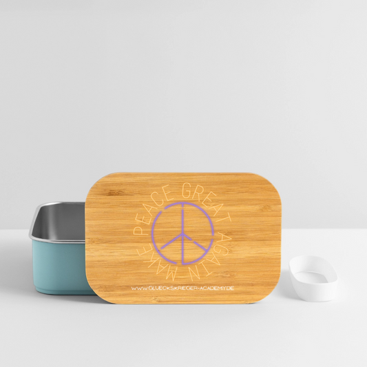 Kinder Lunchbox – Peace - light blue
