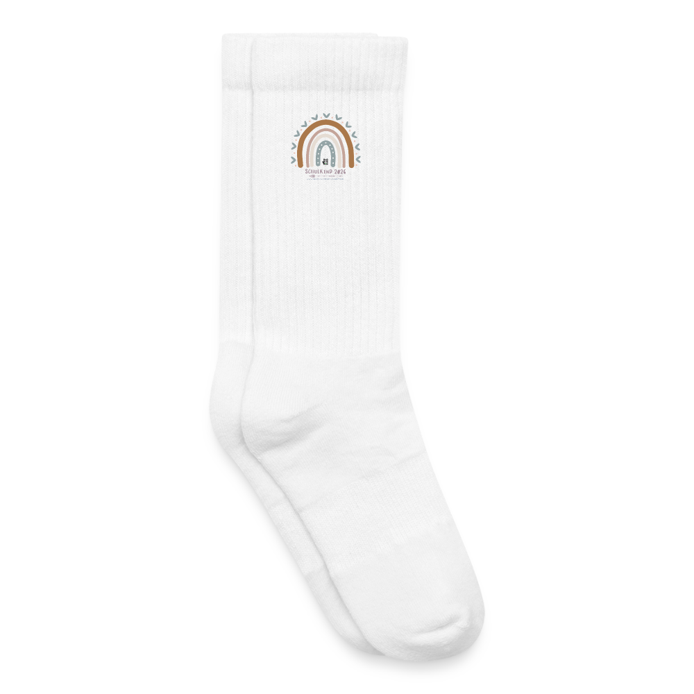 Kinder Tennissocken „Schulkind 2026“ - white