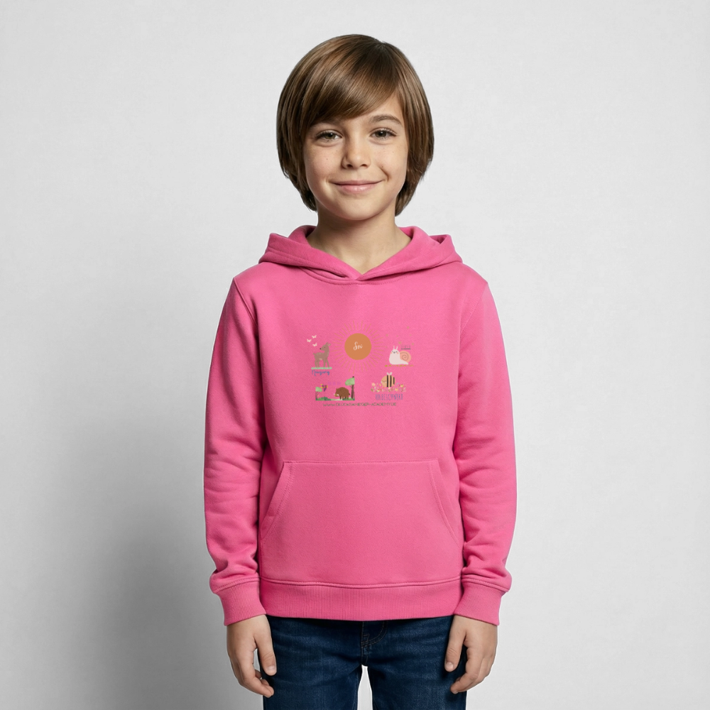Glückskrieger Hoodie – Stark & Mutig - pink