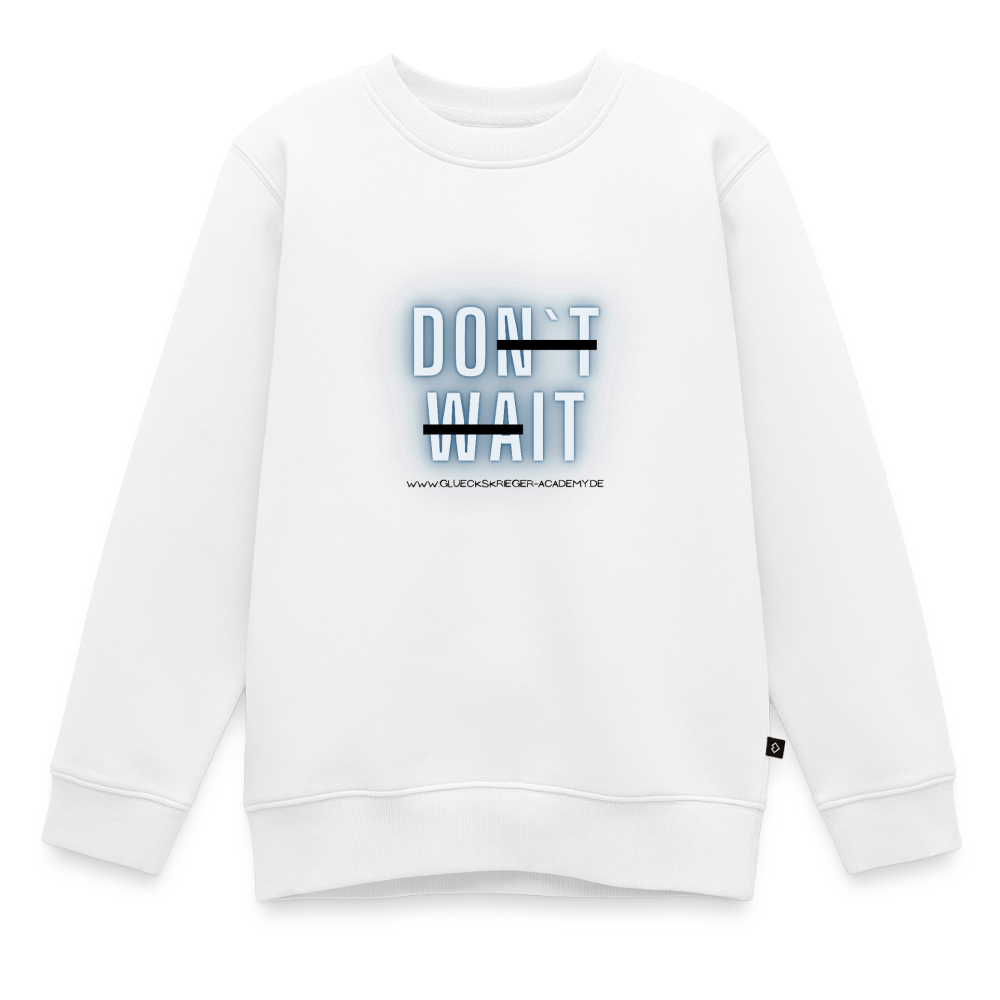 Glückskrieger Kinder Pullover – Do it - white