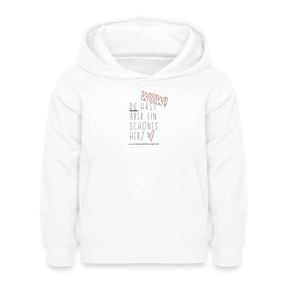Glückskrieger Hoodie – Herz - white