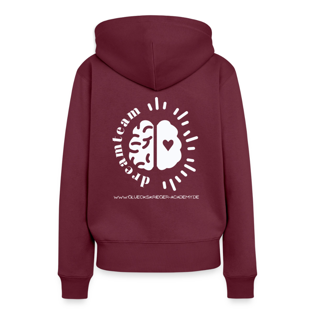 Damen Hoodies – Dreamteam - burgundy