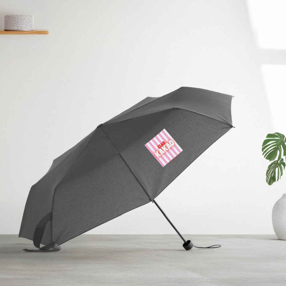 Glückskrieger Regenschirm – Stark durch jedes Wetter - grey