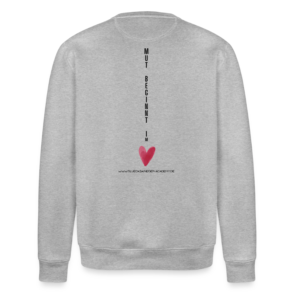 Damen Pullover-Mut - heather grey