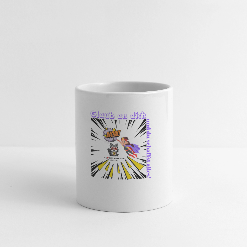 Glückskrieger Tasse – Dein täglicher Begleiter - white