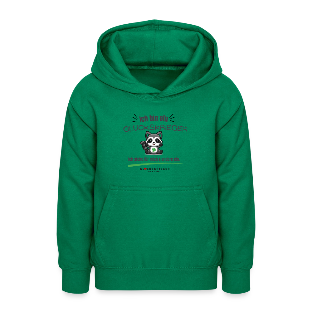Glückskrieger Hoodie für Teens – Ich bin... - kelly green