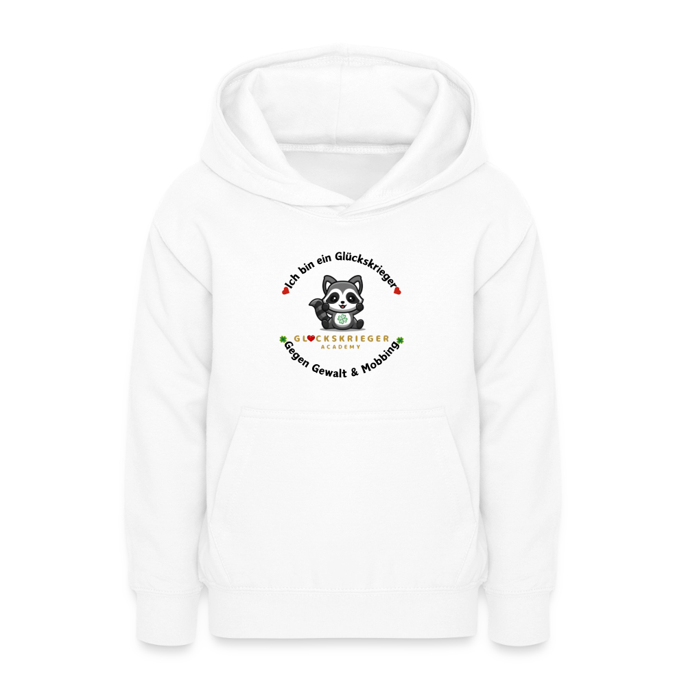 Teen Glückskrieger Hoodie – Wärme & Stärke für jeden Tag - white