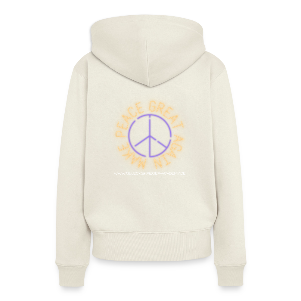 Damen Hoodies – Peace - off white