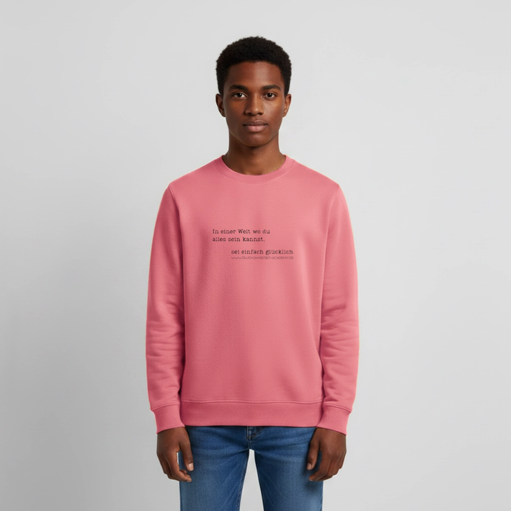Glückskrieger Teens Pullover – Glücklich - pink joy 