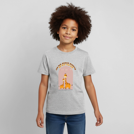 Kinder Shirt - Ich bin... - heather grey