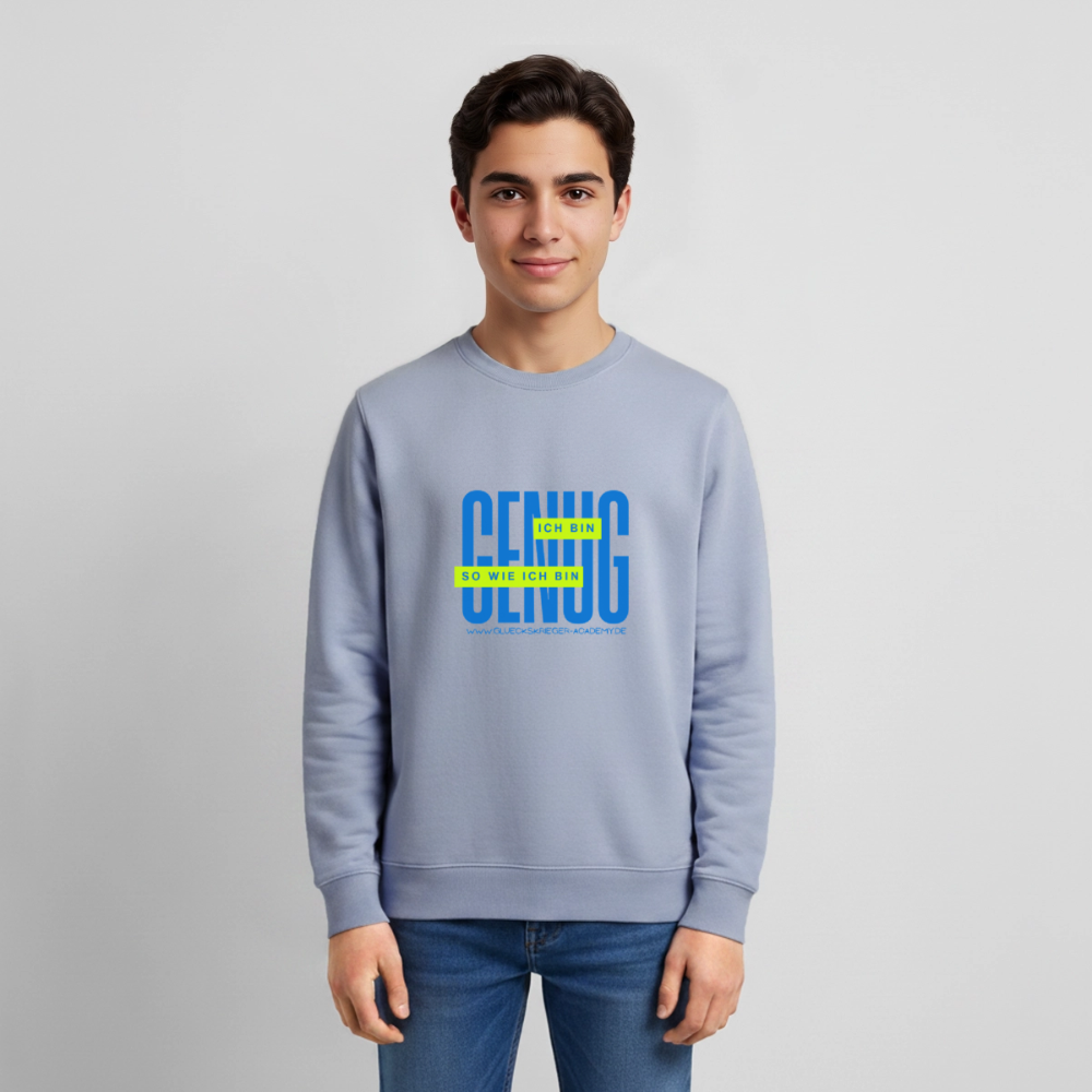 Glückskrieger Teens Pullover – Genug - lavender-violet