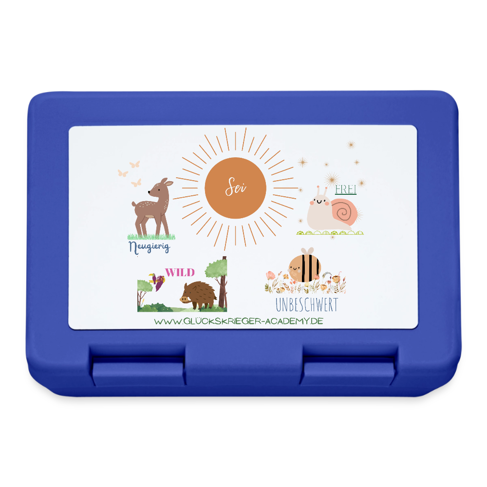 Kinder Lunchbox – Mut & Selbstvertrauen für jeden Tag - royal blue