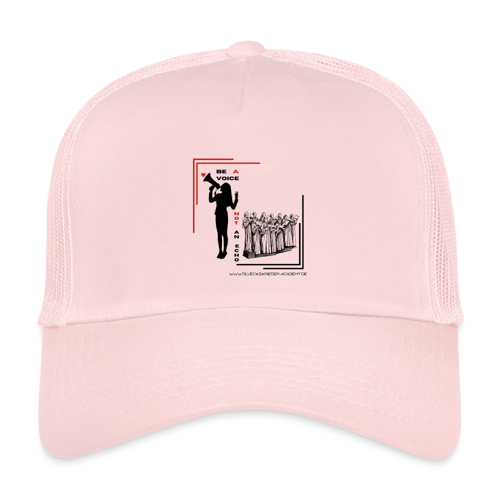 Kids’ Trucker Cap-Be a voice - pale pink