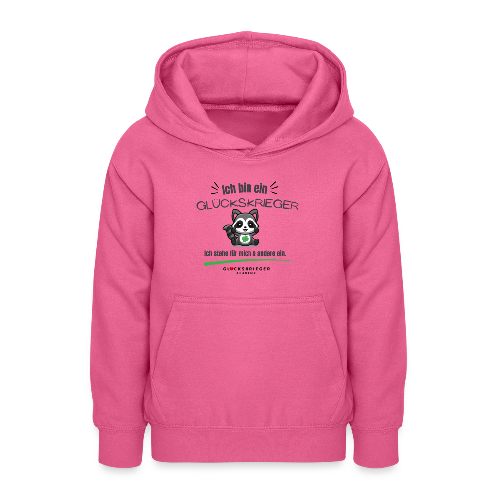 Glückskrieger Hoodie für Teens – Ich bin... - pink