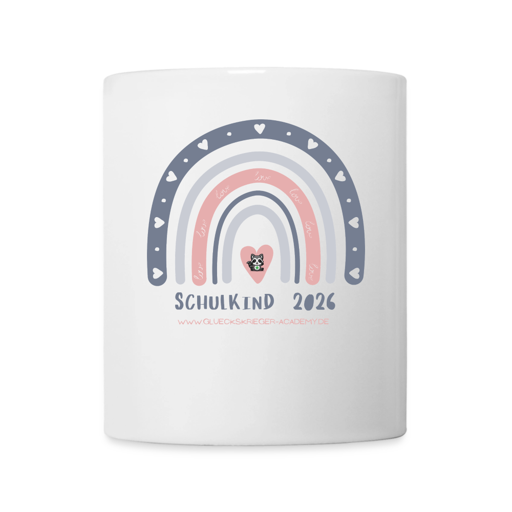 Glückskrieger Tasse – Dein täglicher Begleiter - white