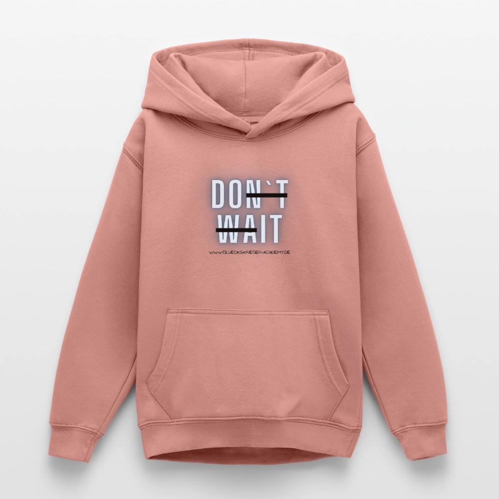 Glückskrieger Hoodie  für Teens– Do it - dusky rose