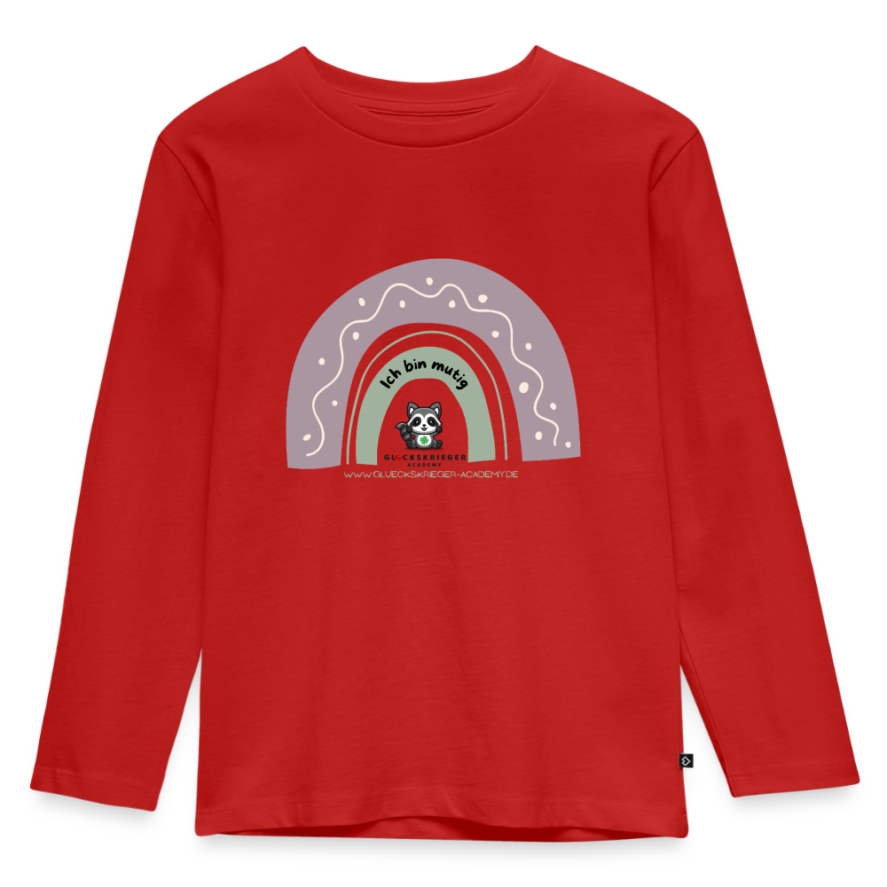 Langarmshirt für kleine Glückskrieger - red