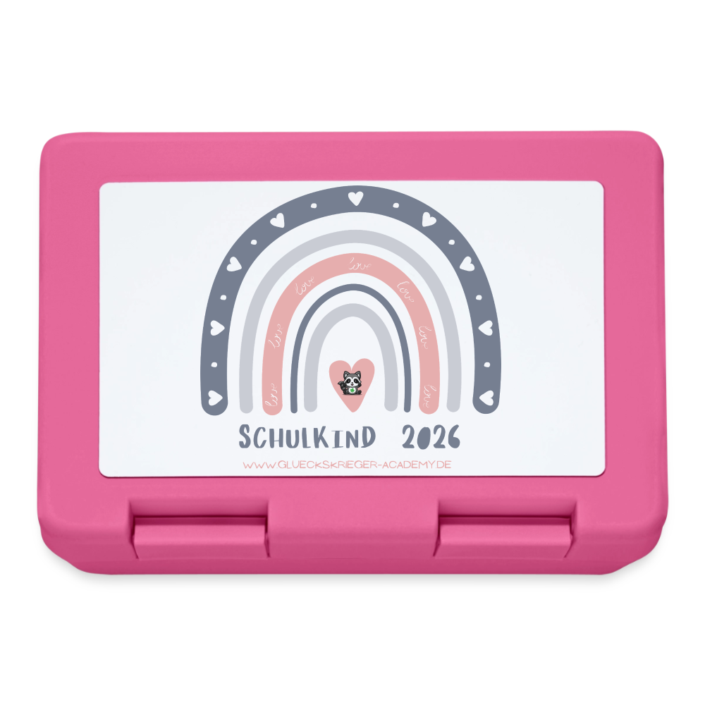 Kinder Lunchbox – Schulkind 2026 - pink