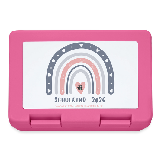 Kinder Lunchbox – Schulkind 2026 - pink