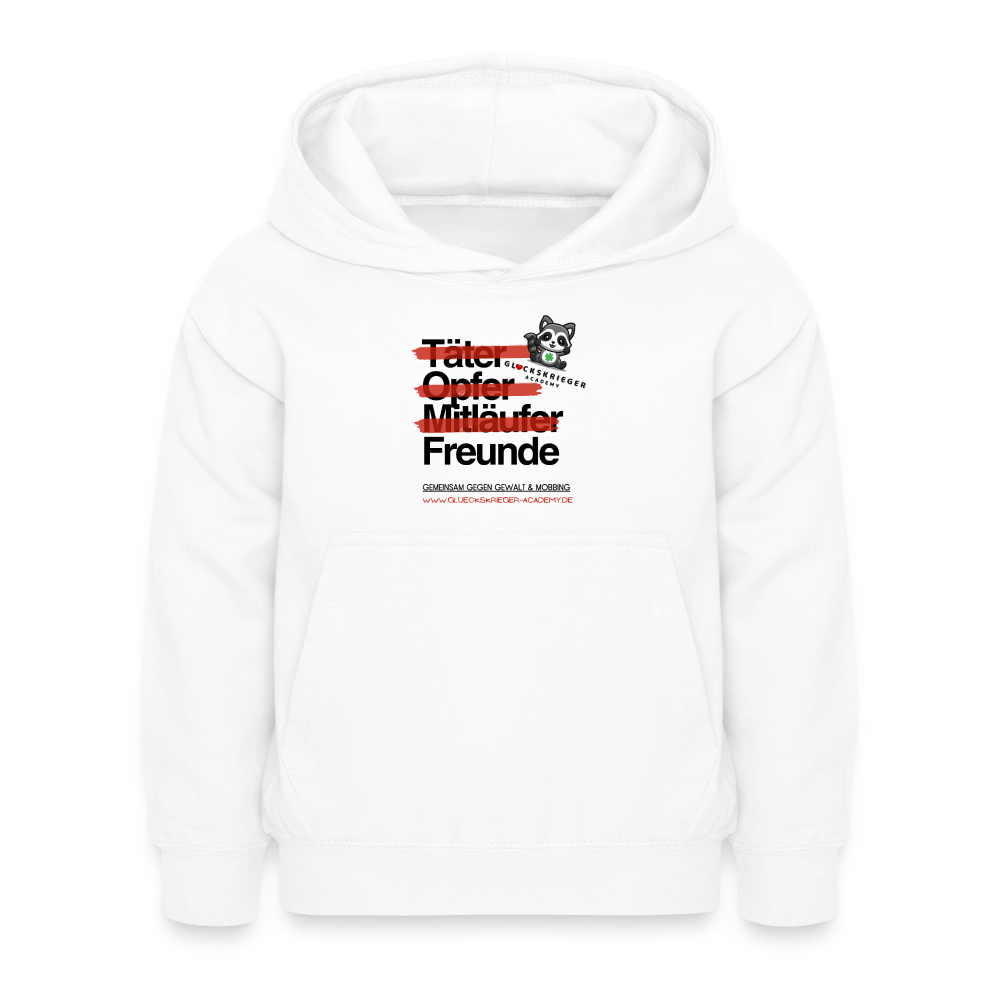 Glückskrieger Hoodie – Freunde - white