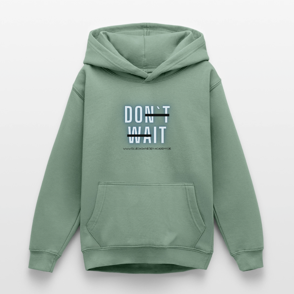 Glückskrieger Hoodie  für Teens– Do it - steel green