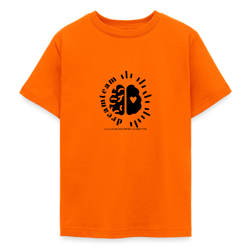 t-Shirt für Teens- Dreamteam - orange