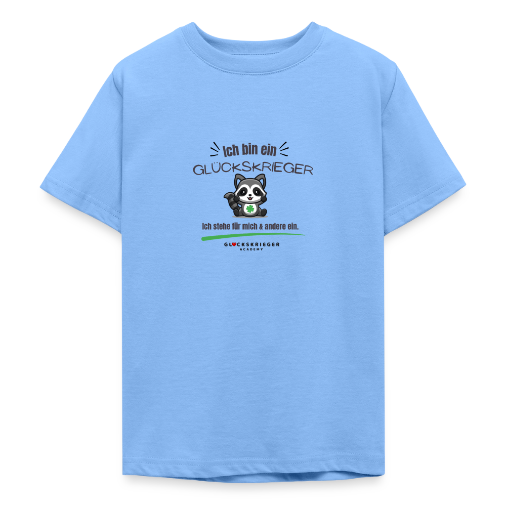 Glückskrieger T-Shirt für Teens – Stark für mich & andere - sky blue