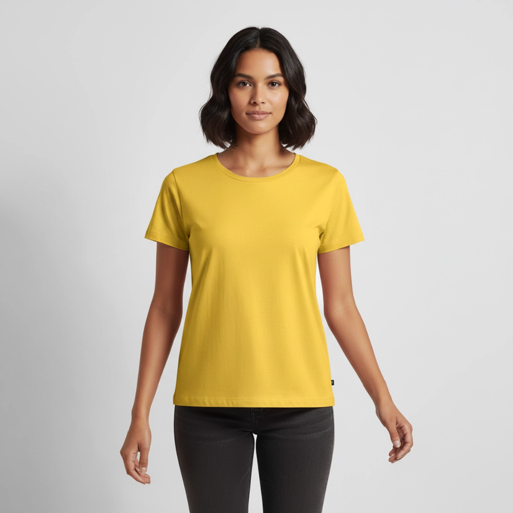 Damen Shirt 2- vivi - sun yellow