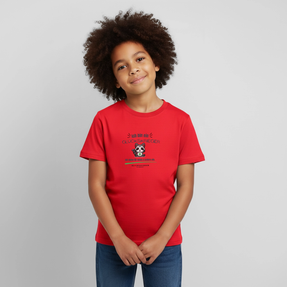 Glückskrieger Shirt – Stark für mich & andere - red
