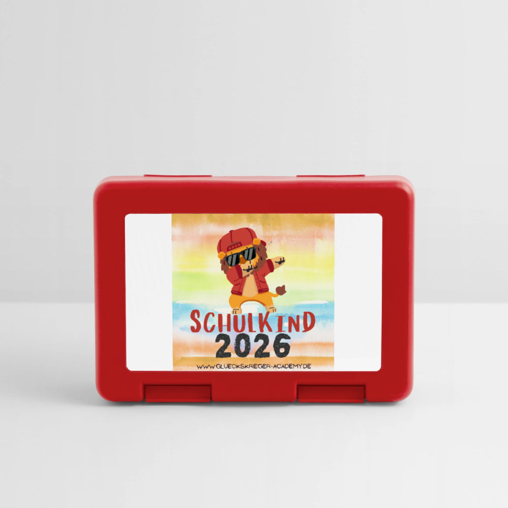 Kinder Lunchbox – Schulkind 2026 - red