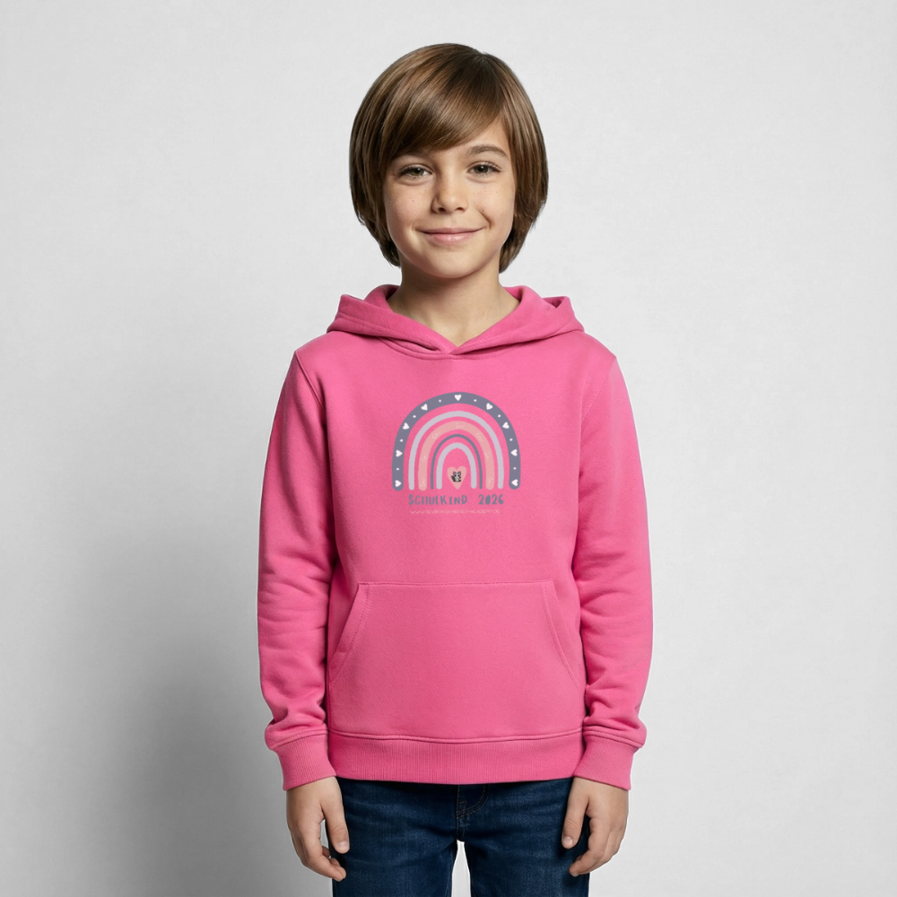 Glückskrieger Hoodie – Schulkind 2026 - pink