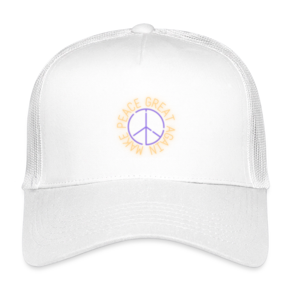 Kids’ Trucker Cap - white