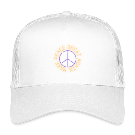 Kids’ Trucker Cap - white