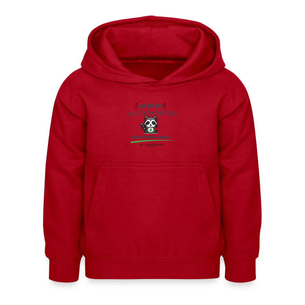 Glückskrieger Hoodie – Schulkind 2026 - red