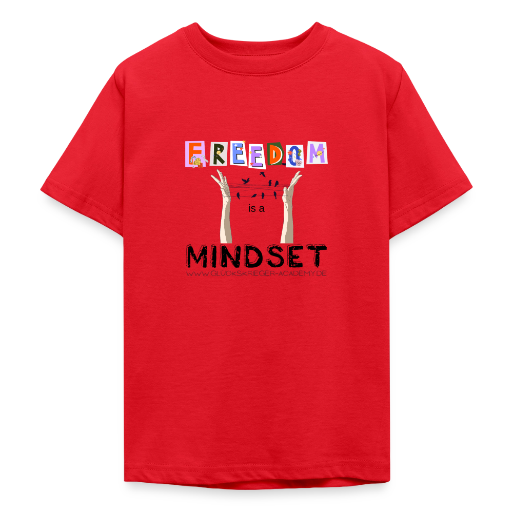 T-Shirt für Teens- Freedom - red