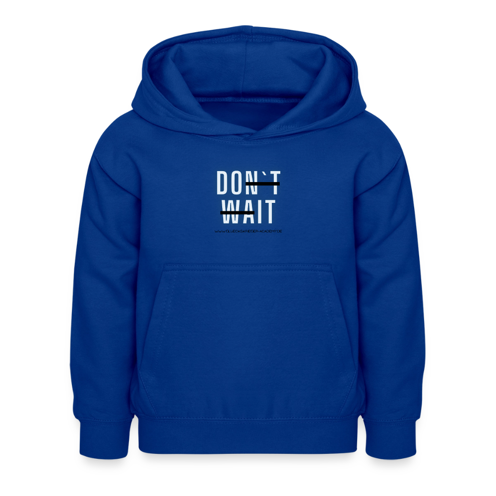 Glückskrieger Hoodie – Do it - bright royal