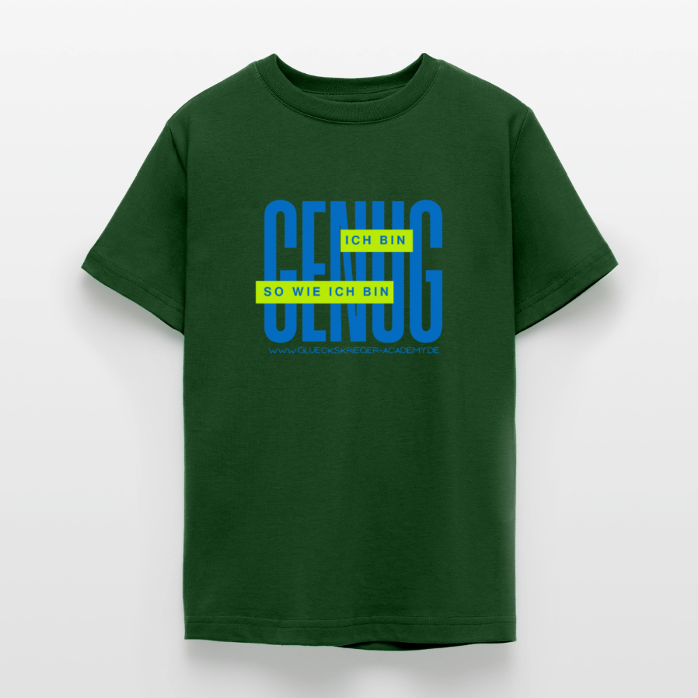 T-Shirt für Teens- Genug - forest green