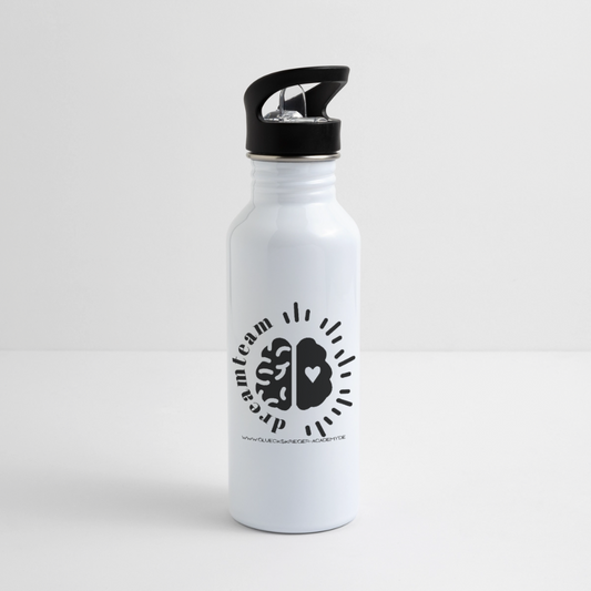 Glückskrieger Trinkflasche – Dreamteam - white