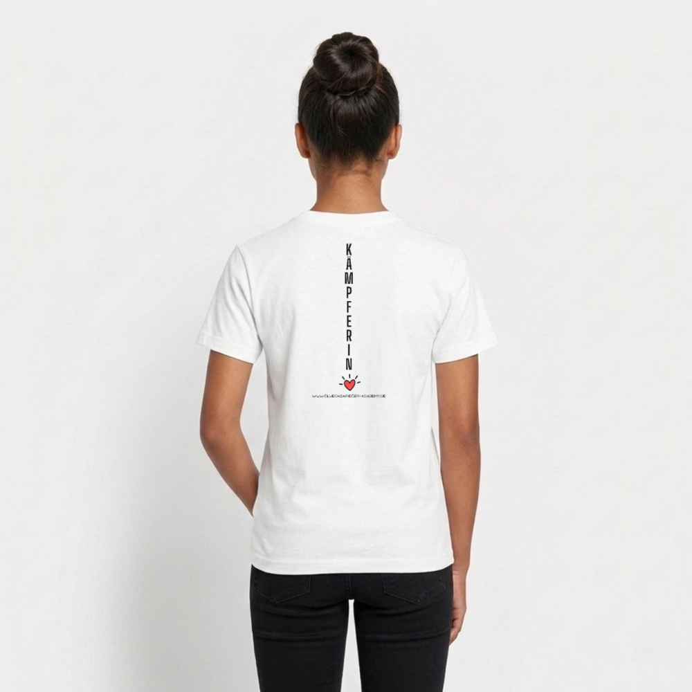 T-Shirt für Teens- Kämpferin - white