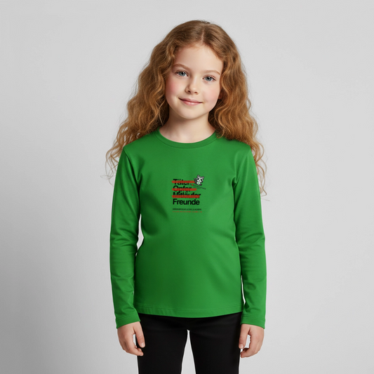 Langarmshirt für kleine Glückskrieger - green