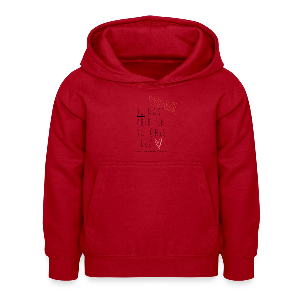 Glückskrieger Hoodie – Herz - red