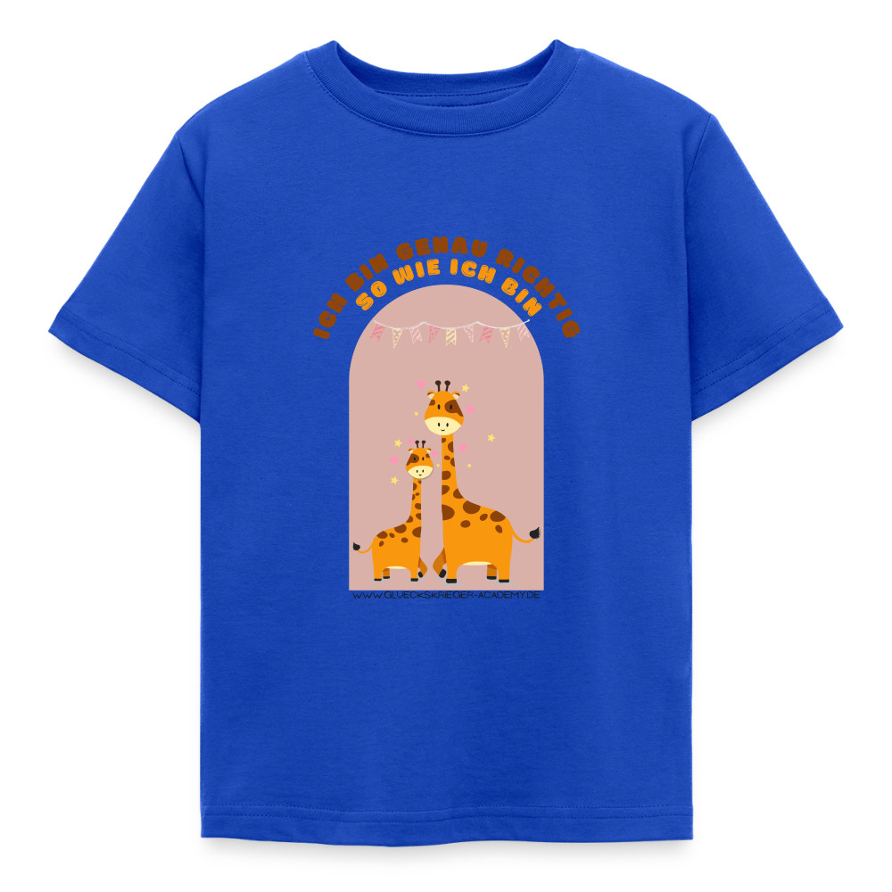 Kinder Shirt - Ich bin... - royal blue