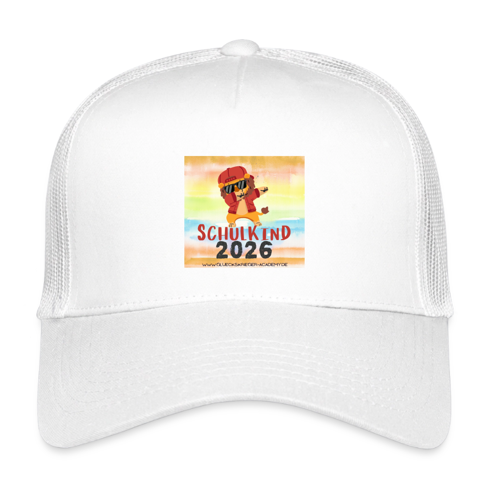 Kids’ Trucker Cap Schulkind 2026 - white