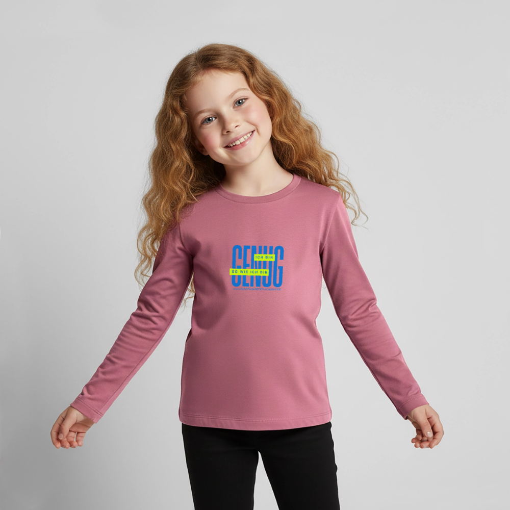 Langarmshirt für kleine Glückskrieger - mauve