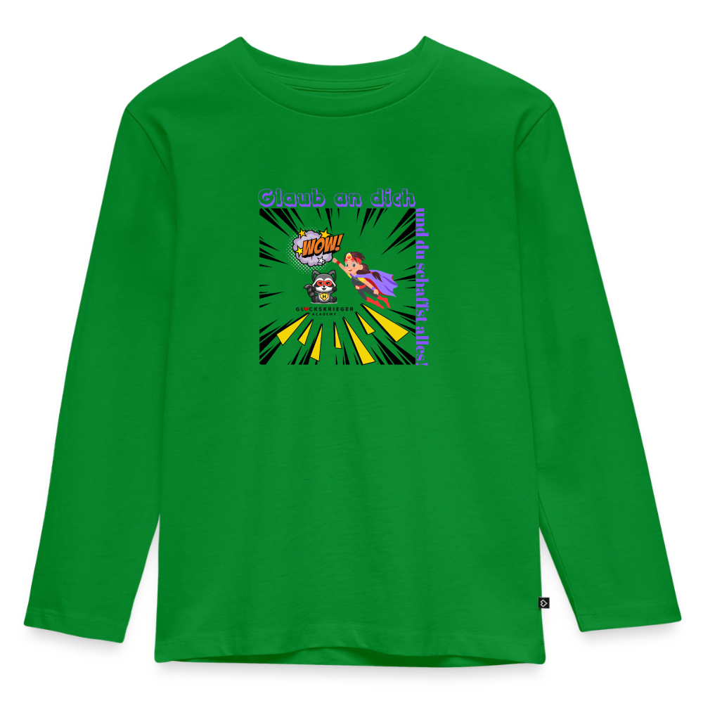Langarmshirt für kleine Glückskrieger - green