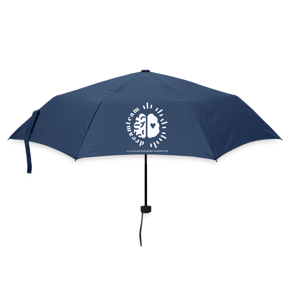 Glückskrieger Regenschirm – Stark durch jedes Wetter-Dreamteam - navy