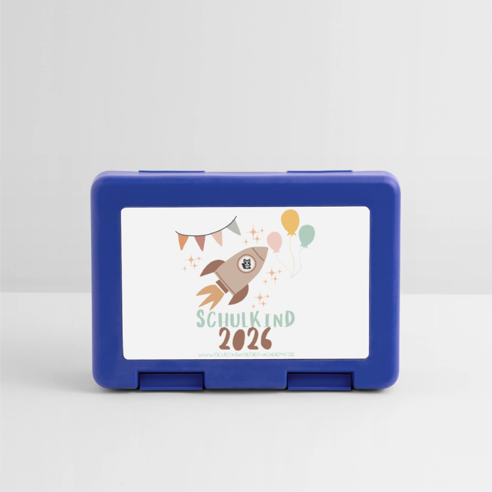 Kinder Lunchbox – Schulkind 2026 - royal blue