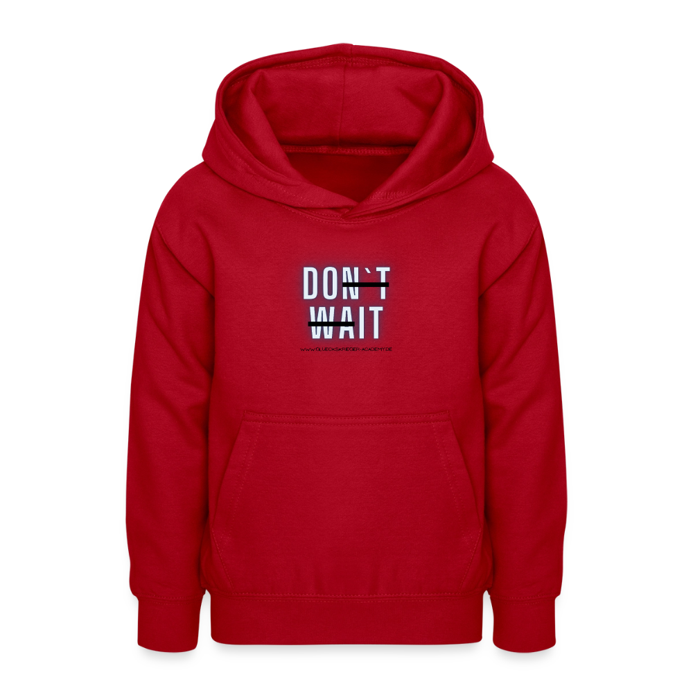 Glückskrieger Hoodie  für Teens– Do it - red